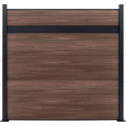 OEM#: EF ES2216ESTATE 6W X 6H KING CEDAR АЛЮМИНИЕВЫЙ/КОМПОЗИТНЫЙ ГОРИЗОНТАЛЬНЫЙ ЗАБОР - НАЧАЛЬНАЯ СЕКЦИЯ - МОНТАЖ НА ПОВЕРХНОСТЬ от Jewett Cameron Companies