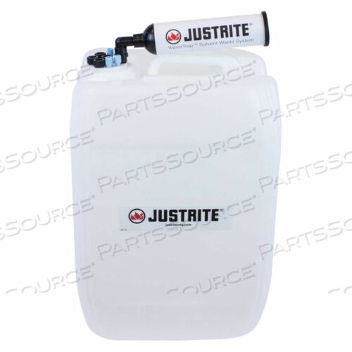 VAPORTRAP UN/DOT БУТЫЛКА С КОМПЛЕКТОМ ФИЛЬТРОВ, HDPE, 20 ЛИТРОВ, 8 ОТВЕРСТИЙ