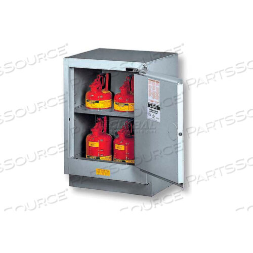 15 ГАЛЛОНОВ. 1 ДВЕРЦА, САМОЗАКРЫВАЮЩАЯСЯ, ПРАВАЯ ПЕТЛЯ, ШКАФ ПОД ВЫТЯЖНЫМ ЗОНТОМ, 24X21-5/8X35-3/4, СЕРЕБРИСТЫЙ