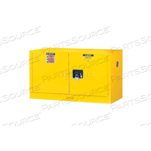 17 ГАЛЛОНОВ, 2 ДВЕРИ, САМОЗАКРЫВАЮЩИЙСЯ, КОМБИНИРОВАННЫЙ, ОГНЕОПАСНЫЙ ШКАФ, 43 Ш X 18 Г X 24 В, СЕРЫЙ