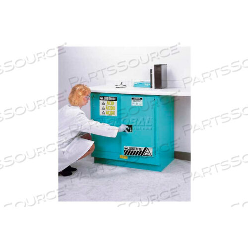 OEM#: 892322222 ГАЛЛОН 2 ДВЕРИ, САМОЗАКРЫВАЮЩИЙСЯ, ПОД СТОЛЕШНИЦЕЙ, ШКАФ ДЛЯ КИСЛОТЫ, 35 Ш X 22 Г X 35 В, СИНИЙ от Justrite