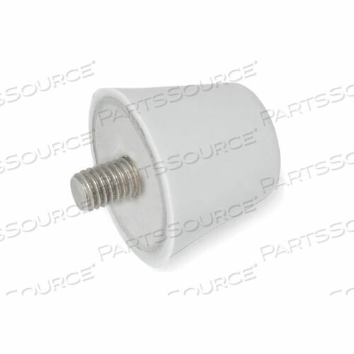 СИЛИКОНОВОЕ КОНИЧЕСКОЕ КРЕПЛЕНИЕ ДЛЯ ПОГЛОЩЕНИЯ ВИБРАЦИЙ/УДАРОВ - РЕЗЬБА M6 X 1,0 X 8 ММ - МАКСИМАЛЬНАЯ НАГРУЗКА 103 Н