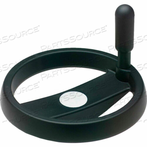 PLASTIC TWO SPOKED HANDWHEEL W/ REVOLVING HANDLE - 14.69 X 26MM BORE