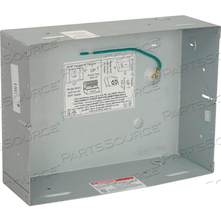 OEM#: UICRECESS WALL CAN GREY ДЛЯ СЕРИИ W/WHF от King Electric Mfg