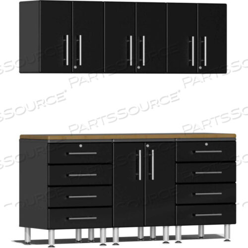 OEM#: UG22072BULTI-MATE GARAGE 2 SERIES 7-PIECE CABINET SET 71 X 21 X 80 BLACK от Sublime Kitchen And Garage Cabinets Inc