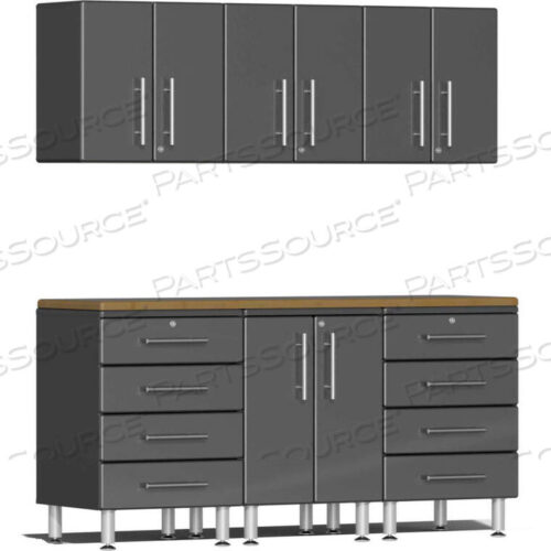 OEM#: UG22072GULTI-MATE GARAGE 2 SERIES 7-PIECE CABINET SET 71 X 21 X 80 GRAY от Sublime Kitchen And Garage Cabinets Inc