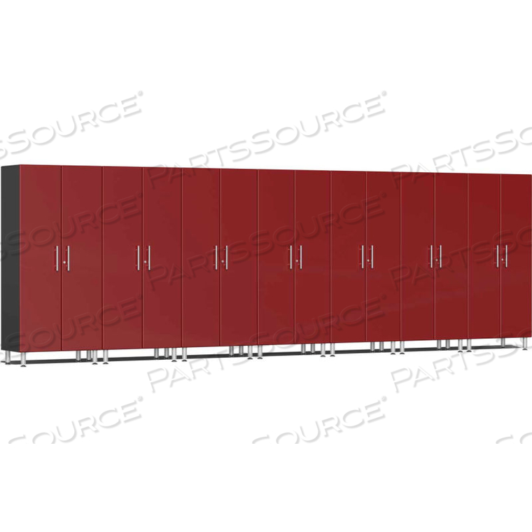 OEM#: UG22670RULTI-MATE GARAGE 2 SERIES 7-PIECE TALL CABINET SET 248.5 X 21 X 80 RED от Sublime Kitchen And Garage Cabinets Inc