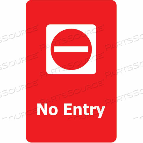 OEM#: SIGN-0711-250-21-V-S14АКРИЛОВЫЙ ЗНАК, ВЪЕЗД ЗАПРЕЩЕН, 7ШX11В, КРАСНЫЙ/БЕЛЫЙ от Tensabarrier