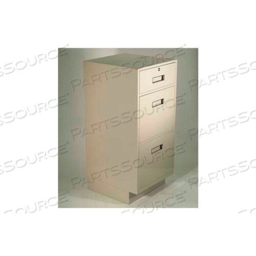 КАССОВЫЙ ШКАФ-ПЕДЕСТАЛ - 1 ЯЩИК 2 ЮРИДИЧЕСКИХ ЯЩИКА 18 Ш X 19 Г X 38-1/2 В ЧЕРНЫЙ