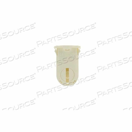 FLUORESCENT LAMPHOLDER, MEDIUM BI-PIN, SNAP-IN, WHITE