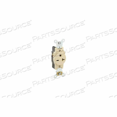 OEM#: 5461-R20A, 250 В, ОДИНАРНАЯ РОЗЕТКА, КРАСНАЯ - МИН. КОЛ-ВО 13 от Leviton