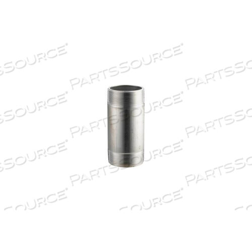 АЛЮМИНИЕВЫЙ ТРУБНЫЙ НИППЕЛЬ 40, 1-1/2 X 3-1/2 NPT, НАРУЖНАЯ РЕЗЬБА