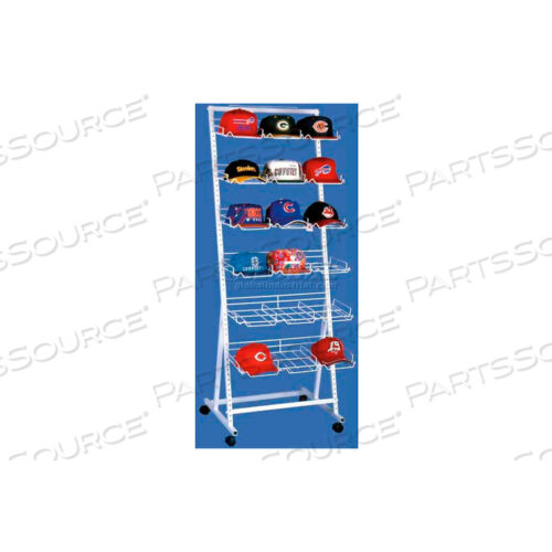 ВЕРСА-СТОЙКА С 6 ПОЛКАМИ, 6-СТУПЕНЧАТАЯ КОНСТРУКЦИЯ, БЕЛАЯ