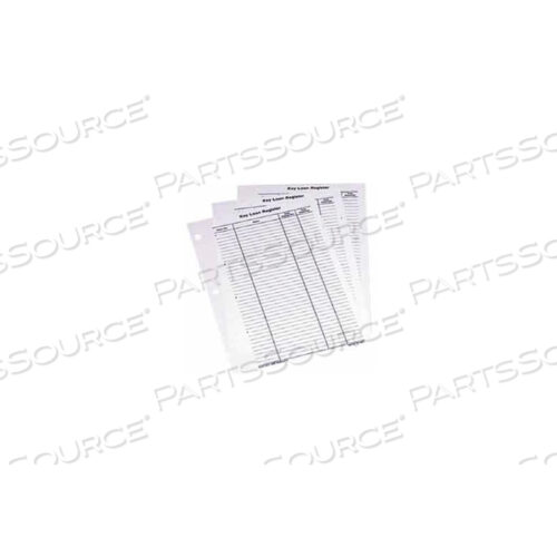 КЛЮЧЕВЫЕ ЛИСТЫ УЧЕТНОЙ ЗАПИСИ ПО КРЕДИТУ, СИСТЕМА ДВУХ БИРОК, ЦЕНА УПАКОВКА ИЗ 24 ЛИСТОВ