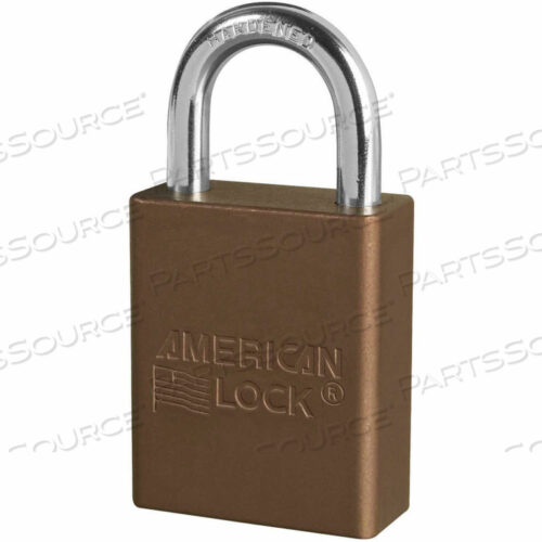 OEM#: S1105BRАлюминиевый замок безопасности NAMERICAN LOCK, скоба 1-1/2W X 1H, коричневый от Master Lock