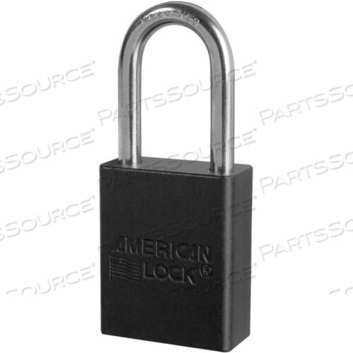 OEM#: S1106BLKAMERICAN LOCK АЛЮМИНИЕВЫЙ БЕЗОПАСНЫЙ НАВЕСНОЙ ЗАМОК, 1-1/2W X 1-1/2H ДУГА, ЧЕРНЫЙ от Master Lock