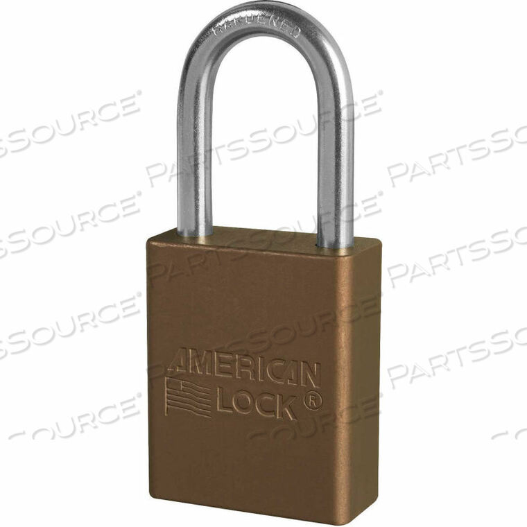 OEM#: S1106BRАлюминиевый безопасный навесной замок NAMERICAN LOCK, скоба 1-1/2W X 1-1/2H, коричневый от Master Lock