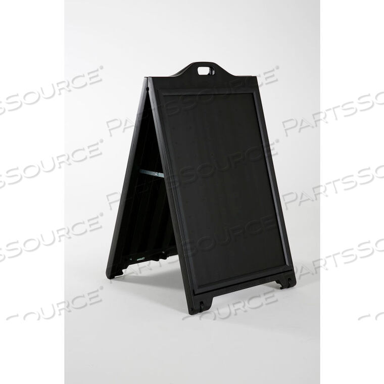 OEM#: UPSP220024SIGNPRO ДВУХСТОРОННИЙ УЛИЧНЫЙ ЗНАК ПЛАКАТ, ЧЕРНЫЙ, 28-9/10Д X 26-3/4Ш X 44-11/16В от M&T Displays