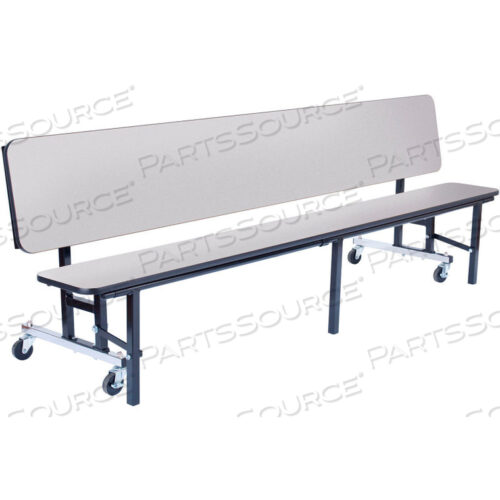 OEM#: CBG84-PBTMPCGYGY7 МОБИЛЬНАЯ ТРАНСФОРМИРУЕМАЯ СКАМЬЯ - СТОЛЕШНИЦА ИЗ ДСП - СЕРЫЙ от National Public Seating