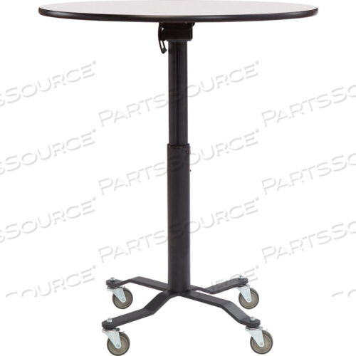 СТОЛ CAFE TIME II - 30 Ш X 30-42 В - КРУГЛЫЙ - СТОЛЕШНИЦА ДЛЯ БЕЛОЙ ДОСКИ С ОСНОВАНИЕМ МДФ