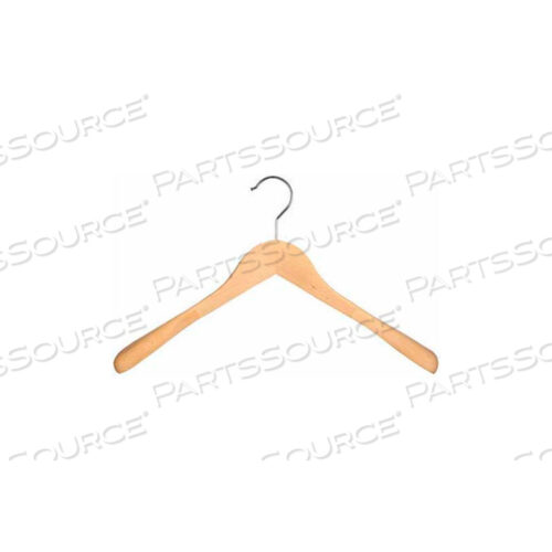 NAHANCO TOP HANGER-EXECUTIVE FLARE, 17 Л, ДЕРЕВО-НАТУРАЛЬНОЕ, КОЛ-ВО В УПАКОВКЕ 25