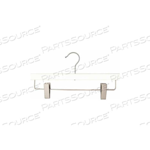 ВЕШАЛКА ДЛЯ БРЮК NAHANCO, 14 Д X 1/2 Ш, ДЕРЕВО-БЕЛОЕ, КОЛ-ВО В УПАКОВКЕ 25