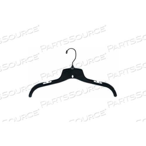 NAHANCO TOP HANGER-HEAVY WEIGHT С ЛИТЫМИ ЗАХВАТЫВАЮЩИМИ КРОМКАМИ, 17 Л, ПЛАСТИКОВЫЙ-BK, КОЛ-ВО В УПАКОВКЕ 100