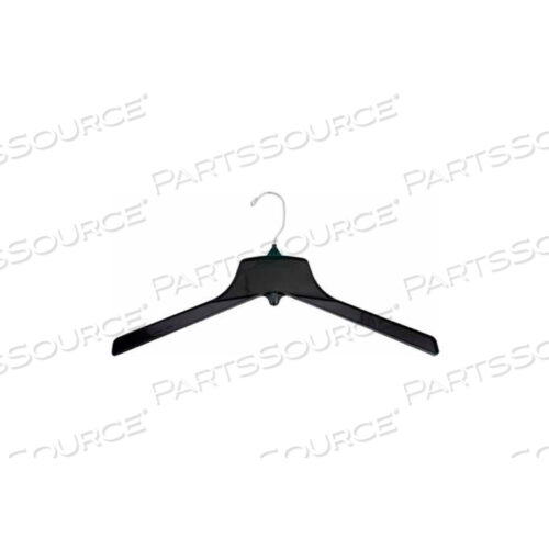 ВЕШАЛКА ДЛЯ КУРТКИ NAHANCO-ТЯЖЕЛАЯ С ХРОМИРОВАННЫМ КРЮЧКОМ, 17 Л, ПЛАСТИКОВЫЙ-BK, УПАКОВКА 100