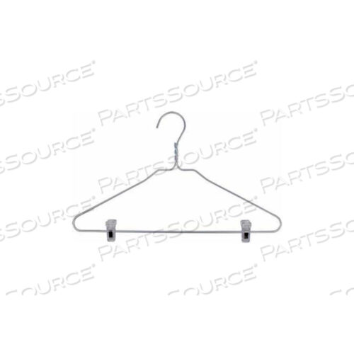 ВЕШАЛКА ДЛЯ КОСТЮМОВ NAHANCO, 16-1/2 Л, МЕТАЛЛИЧЕСКИ-МАТОВЫЙ АЛЮМИНИЙ, УПАКОВКА 100 ШТ.