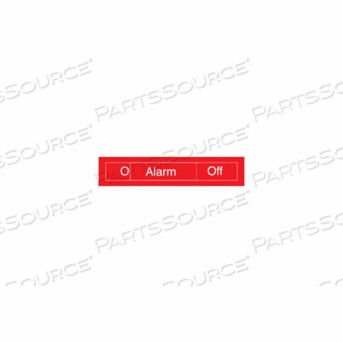 OEM#: EN308GYВыгравированный знак присутствия - СИГНАЛИЗАЦИЯ ВКЛ. ВЫКЛ. - СЕРЫЙ от National Marker Company