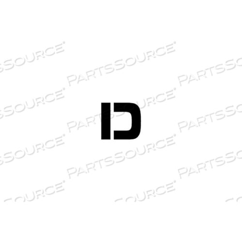 ИНДИВИДУАЛЬНЫЙ ТРАФАРЕТ 4 - БУКВА D