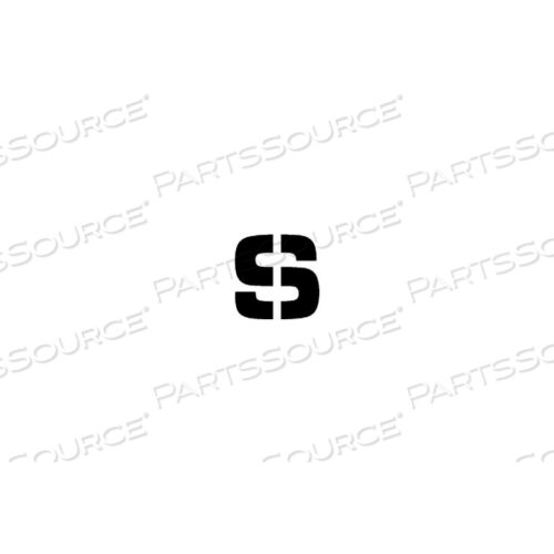 ИНДИВИДУАЛЬНЫЙ ТРАФАРЕТ 4 - БУКВА S