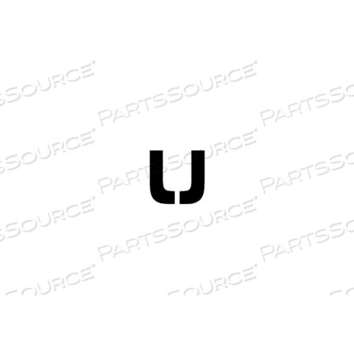 ИНДИВИДУАЛЬНЫЙ ТРАФАРЕТ 4 - БУКВА U