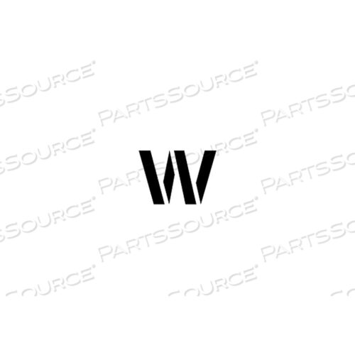 ИНДИВИДУАЛЬНЫЙ ТРАФАРЕТ 4 - БУКВА W