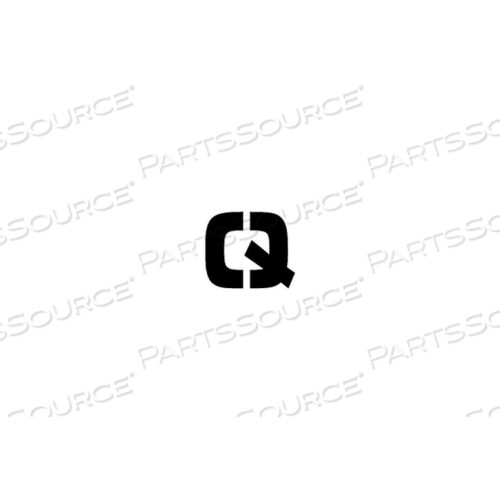 ИНДИВИДУАЛЬНЫЙ ТРАФАРЕТ СИМВОЛА 8 - БУКВА Q