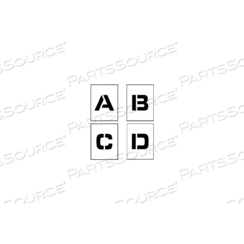 ИНДИВИДУАЛЬНЫЙ ТРАФАРЕТ 36 - НАБОР БУКВ A-Z