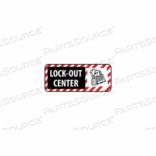 OEM#: SA148RPИГНОРИРУЕМЫЙ ЗНАК OSHA - ПЛАСТИКОВЫЙ - ЦЕНТР БЛОКИРОВКИ от National Marker Company