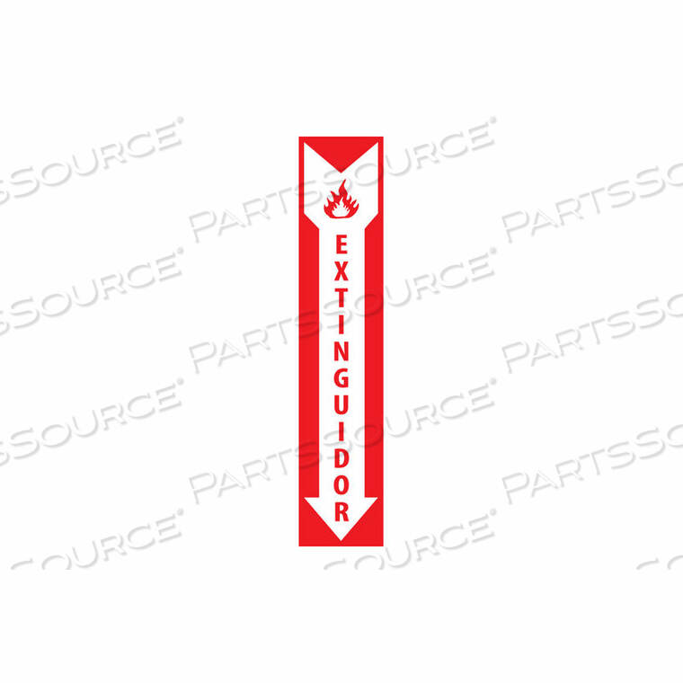 OEM#: SPM125RЗНАК ПОЖАРНОЙ БЕЗОПАСНОСТИ - ИСПАНСКИЙ - ОГНЕТУШИТЕЛЬ - ПЛАСТИКОВЫЙ от National Marker Company