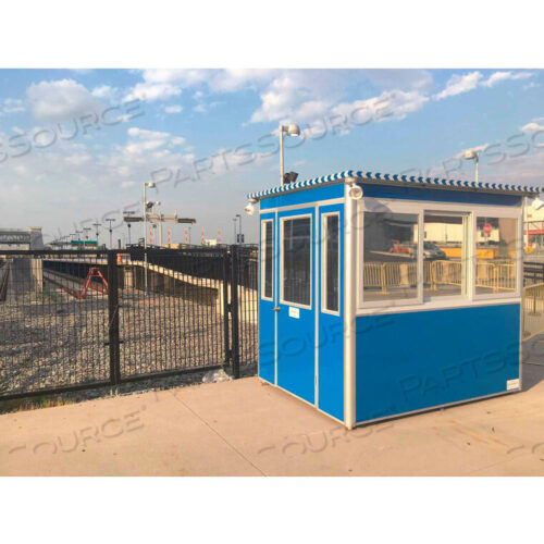 OEM#: 6X6DM6X6 БУДКА ОХРАННИКА, СИНИЙ - МОДЕЛЬ DELUXE, ПРЕДВАРИТЕЛЬНО СОБРАННАЯ Guardian Booth LLC