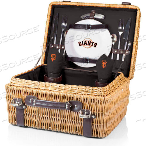 КОРЗИНА ДЛЯ ПИКНИКА CHAMPION - ЧЕРНАЯ (SAN FRANCISCO GIANTS) ЦИФРОВАЯ ПЕЧАТЬ