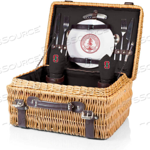 КОРЗИНА ДЛЯ ПИКНИКА CHAMPION - ЧЕРНАЯ (STANFORD UNIVERSITY CARDINAL) ЦИФРОВАЯ ПЕЧАТЬ