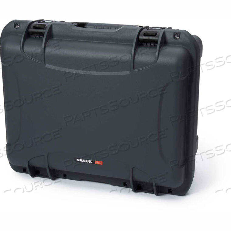 OEM#: 933-0007ГЕРМЕТИЧНЫЙ ВОДОНЕПРОНИЦАЕМЫЙ КОРПУС NANUK СЕРИИ 933 - 19-7/8 Д X 16-1/8 Ш X 10-1/8 В - ГРАФИТ от Plasticase Inc.