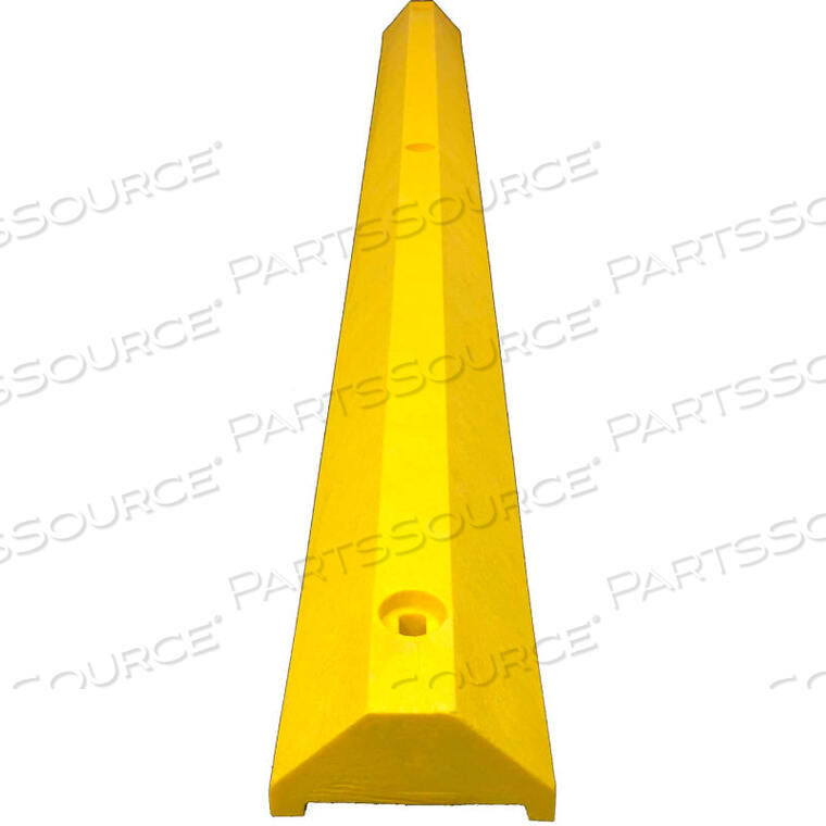 OEM#: ULTRA3672PBY6 ПАРКОВОЧНЫЙ БЛОК ULTRA С КРЕПЕЖОМ, 3-1/4H, ЖЕЛТЫЙ от Plastics R Unique