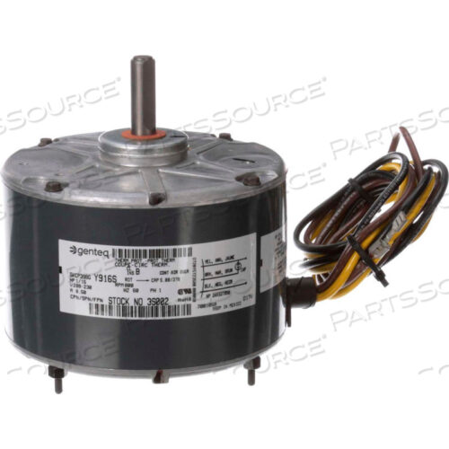 GENTEQ OEM REPLACEMENT MOTOR, 4/57 HP, 800 RPM, 208-230V, TEAO