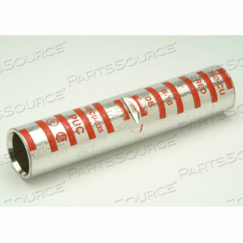 МЕДНЫЙ КОМПРЕССОР, ОБЖИМНОЙ СОЕДИНИТЕЛЬ, ДЛИННЫЙ СТВОЛ, ОЛОВЯННЫЙ, 400KCMIL, СИНИЙ