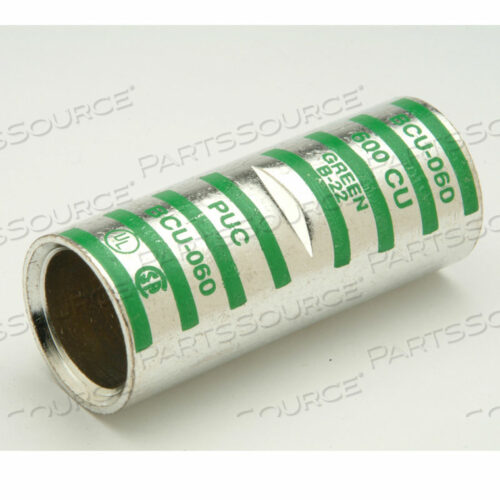 МЕДНЫЙ КОМПРЕСС., ОБЖИМНОЙ СОЕДИНИТЕЛЬ, СТАНДАРТНЫЙ ЦИЛИНДР, ОЛОВЯННЫЙ, 4/0 AWG, ФИОЛЕТОВЫЙ