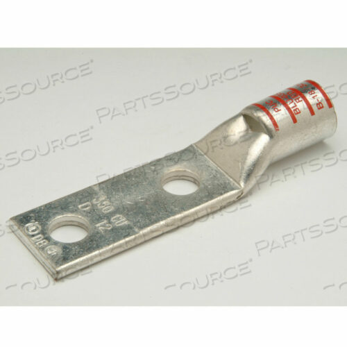 CU COMPRESS. LUG STD BARREL 2 ОТВЕРСТИЯ СО СМОТРОВЫМ ОКНОМ 750KCMIL 5/8 STUD BLACK