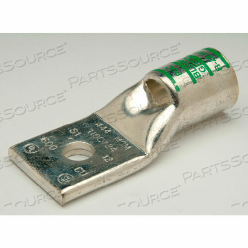 CU COMPRESS. LUG STD BARREL 1 ОТВЕРСТИЕ СО СМОТРОВЫМ ОКНОМ 3 AWG 3/8 STUD БЕЛЫЙ