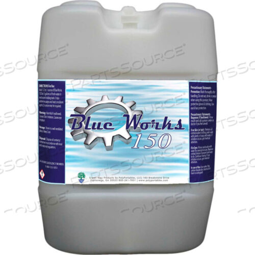 OEM#: GWBW150MB-05BLUE WORKS 150 ЖИДКИЙ ДЕЗОДОРАНТ, ВЕДРО 5 ГАЛЛОНОВ от Poly Portables LLC