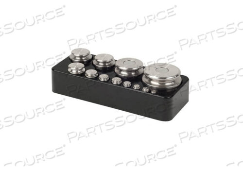 OEM#: 300STWEIGHT SET, 1 Г ДО 500 Г, НЕРЖАВЕЮЩАЯ СТАЛЬ, 1,01 КГ, 12 ПРЕДМЕТОВ от Troemner, LLC